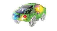 Cargar imagen en el visor de la galería, Twister Tracks 221 (11 feet) Neon Glow Track + 1 Car