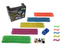 Cargar imagen en el visor de la galería, Twister Tracks 221 (11 feet) Neon Glow Track + 1 Car